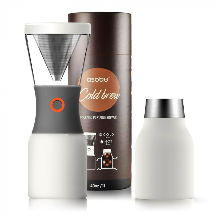 Asobu Cold Brew System 1.1Liter / White