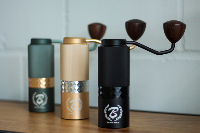 Barista Space Handmühle Premium Gold – Bild 4
