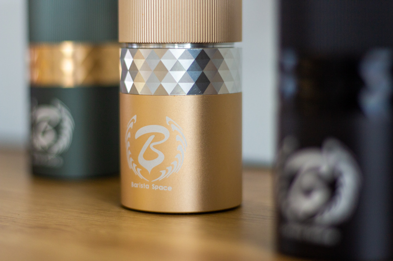 Barista Space Handmühle Premium Gold – Bild 5