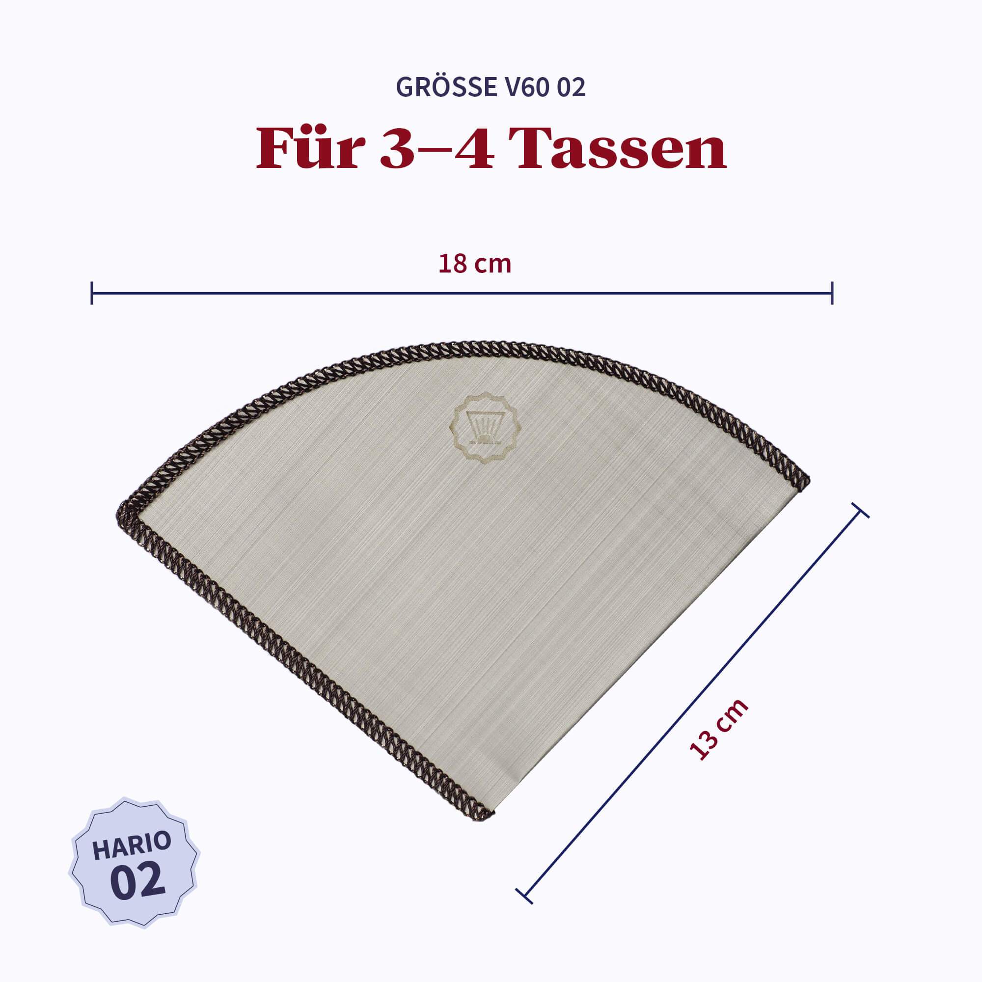 Brewmoments - Wiederverwendbarer und faltbarer Edelstahl-Kaffeefilter (V60, Chemex) – Bild 3